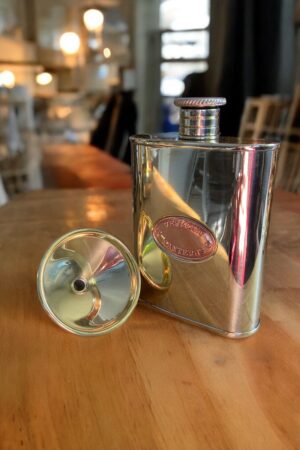 Brass Oil Can Flask and Funnel Set - Vermont Lanterns