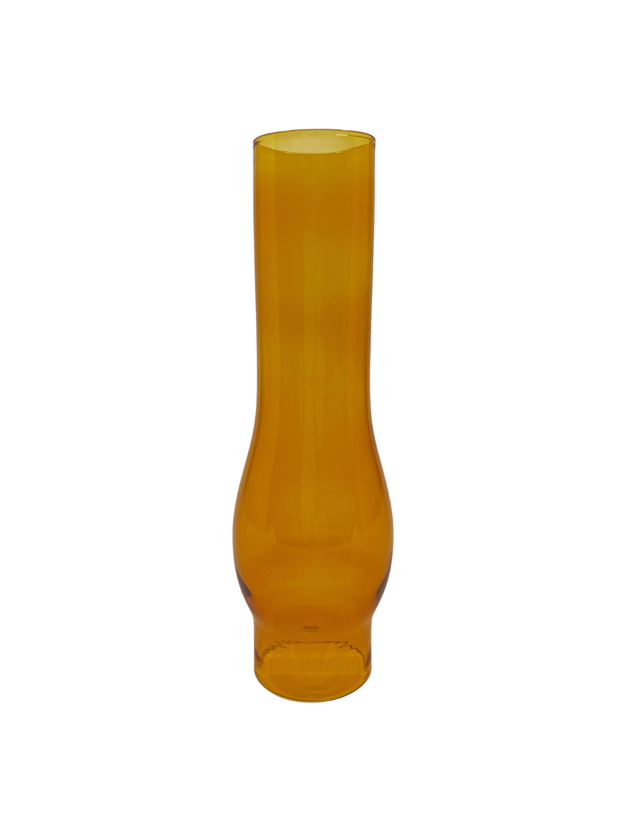 Amber Glass Replacement Oil Lamp Chimney