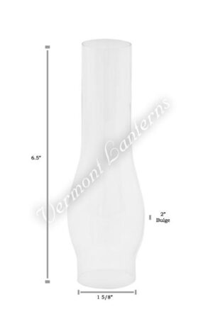 Oil Lamp Chimney #2 - 1 5/8" x 6 1/2"