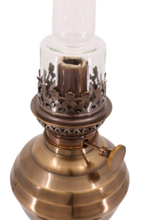 Antique Equinox Center Draft Oil Lamp detail