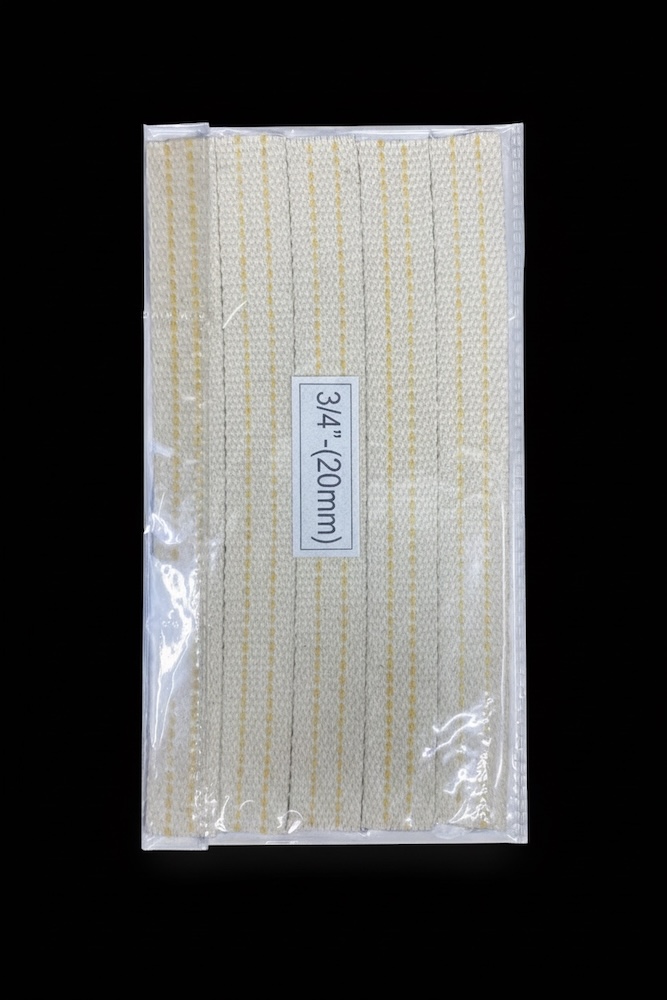 3/4" Flat Cotton Wick Set