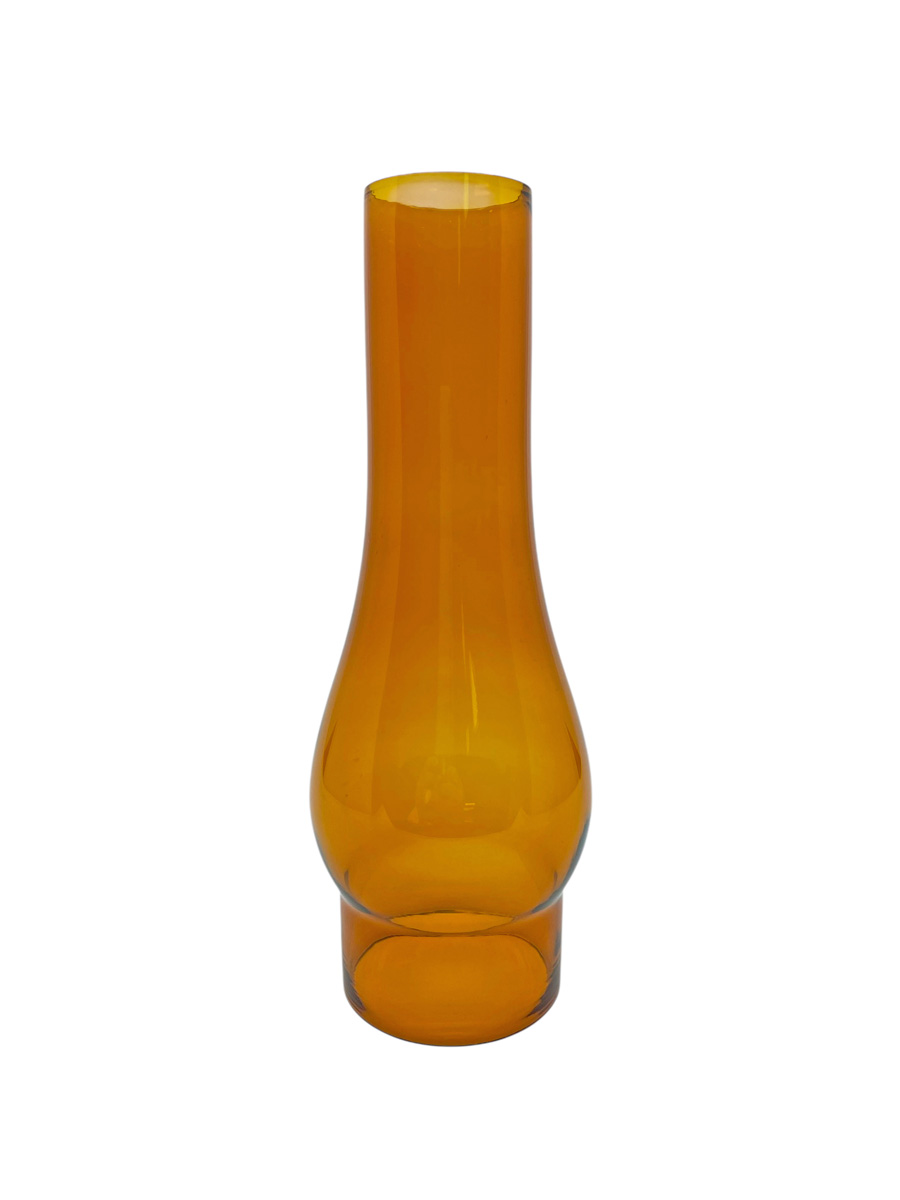 Amber Glass Replacement Oil Lamp Chimney