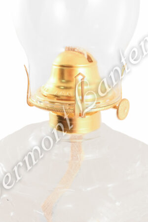 Oil Lamps - Clear Glass "Belvidere" Lamp 19"