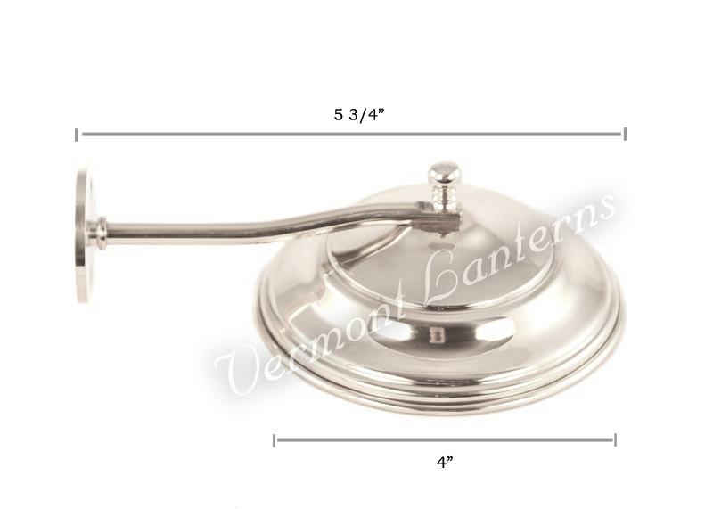 Wall Oil Lamp Smoke Bell Nickel - 584