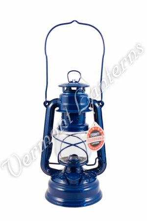 Feuerhand Hurricane Lantern German Made - Blue