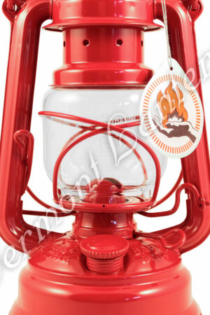 Feuerhand Hurricane Lantern German Made - Red