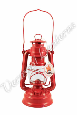 Feuerhand Hurricane Lantern German Made - Red