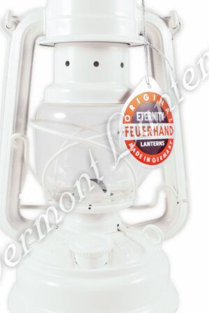 Feuerhand Hurricane Lantern German Made - White