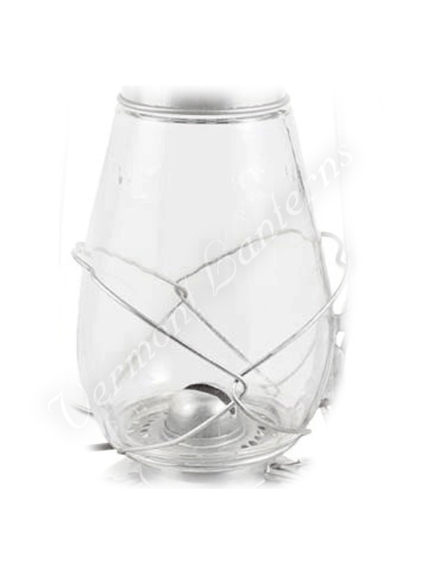 Replacement Globe Galvanized Hurricane Lantern 12"
