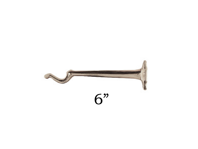 Pewter Lantern Hook - 6"