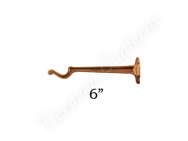 Antique Brass Lantern Hook - 6"