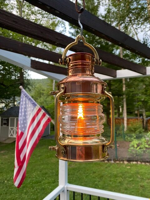 9008_Copper_Brass_Mini_Anchor Copper and Brass Anchor Oil Lamp