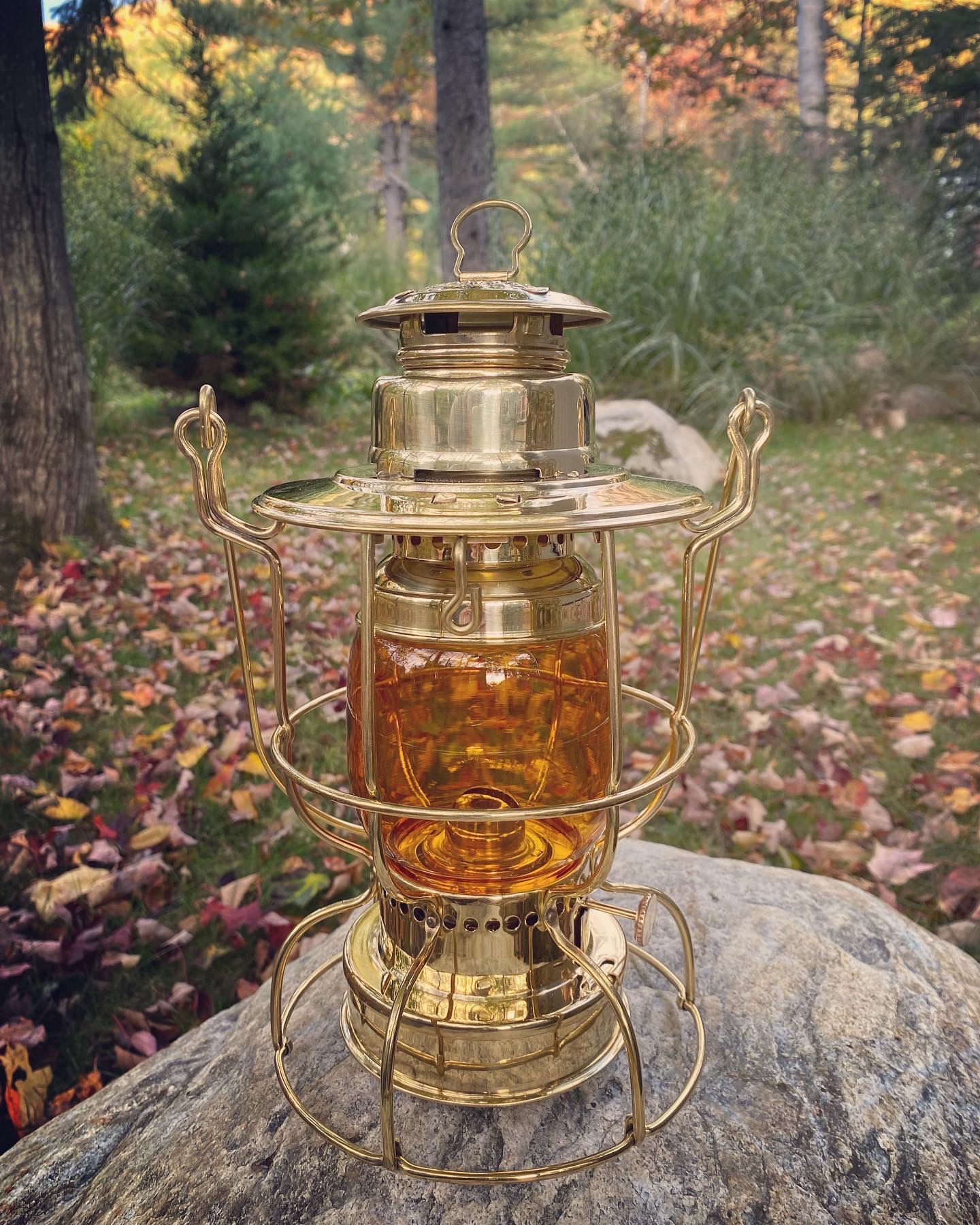 Amber Replacement Globe - Railroad Lantern 12" - Image 4