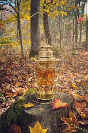 Brass Railroad Oil Lamp