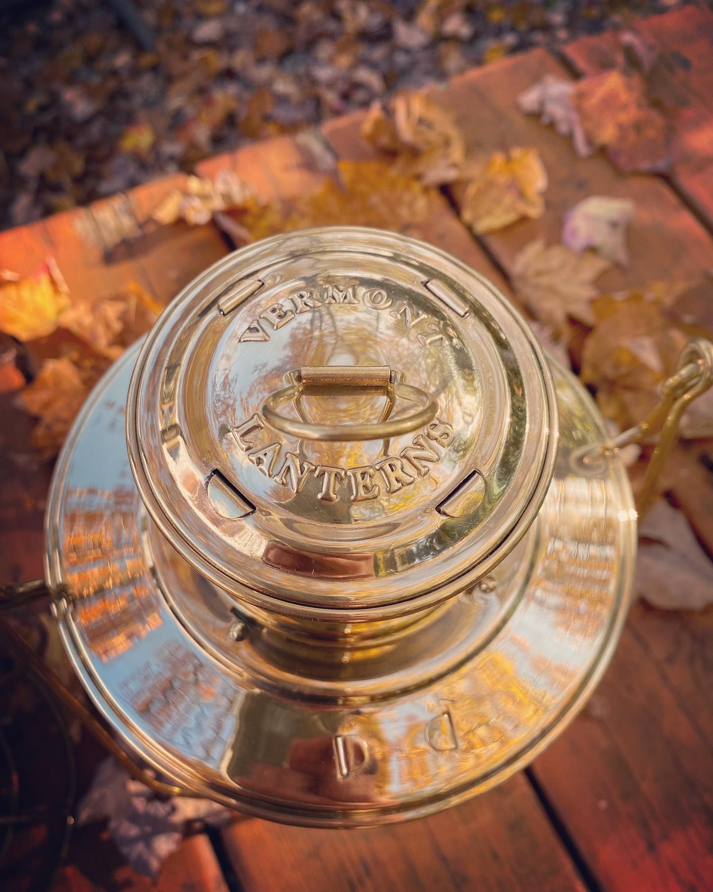 Railroad Lantern - Brass Train Lamp 12" - Image 3