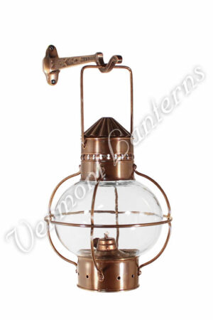 Electric Nautical Lamp - Brass Onion Lantern 10"