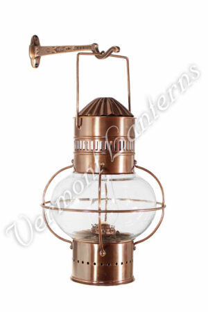 Electric Nautical Lamps - Brass Onion Lantern 14"