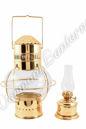 Nautical Oil Lamps - Brass Onion Lantern 14"
