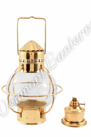 Nautical Oil Lamps - Brass Onion Lantern 10"