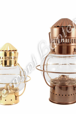 Electric Nautical Lamps - Brass Onion Lantern 14"