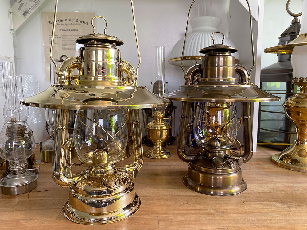 Brass Shade Reflector for Hurricane Lantern - Image 5