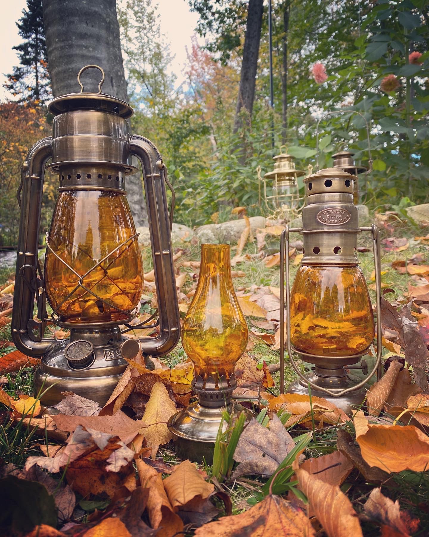 Amber Globe for 12.5" Hurricane Lantern - Image 4