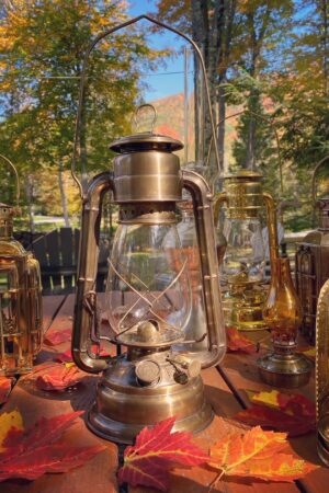 Antique Brass Hurricane Lanterns Vermont