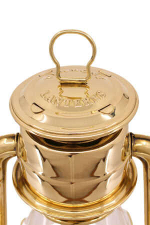 Hurricane Oil Lantern - Brass - 12.5"