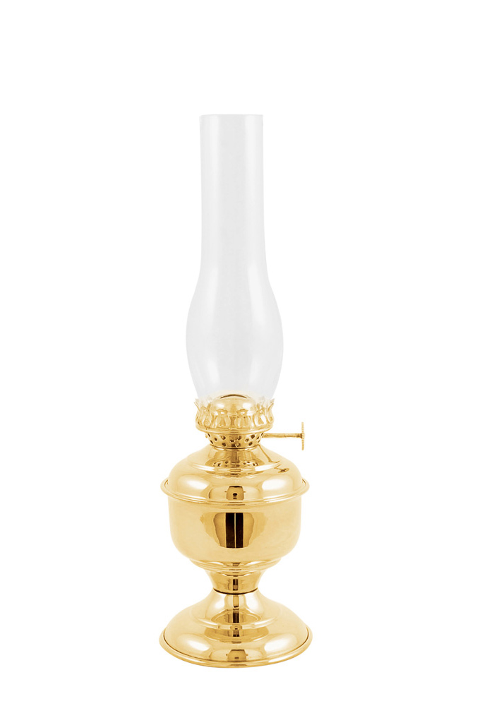 Oil Lanterns - Brass "Pico" Table Lamp 12"