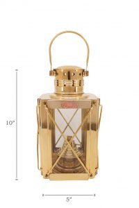 Cargo Lantern - Brass Oil Lamp 10" Cargo Lantern - Brass Oil Lamp 10"