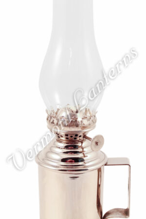 Chrome Nickel Plated Brass Tavern Mug Lamp - 13.5"