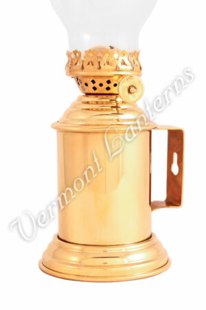 Oil Lanterns - Brass Tavern Mug Lamp - 9.5"