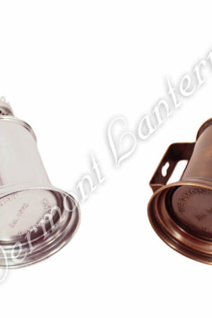 Chrome Nickel Plated Brass Tavern Mug Lamp - 9.5"