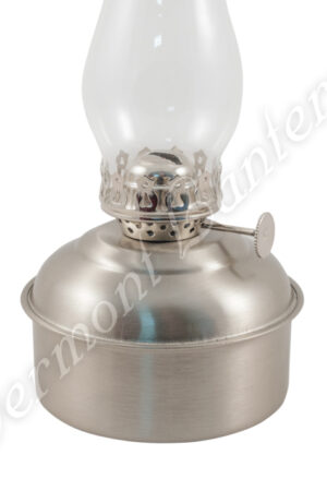 Oil Lamps - Pewter "Dorset" Table Lamp - 12"