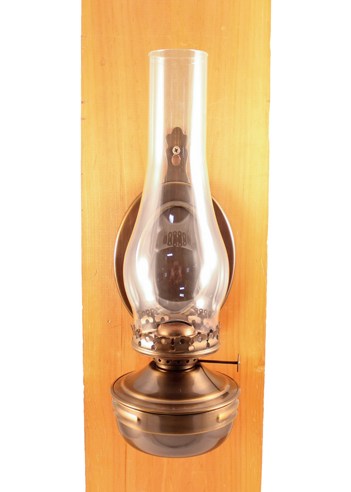 Wall Lantern - Large Antique Brass "Mansfield" 14" - Image 4