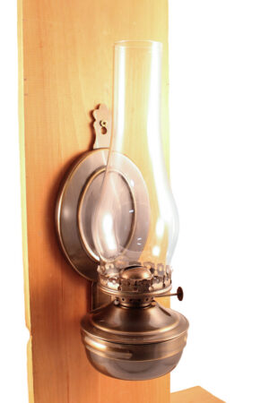 Wall Lantern - Large Antique Brass "Mansfield" 14"