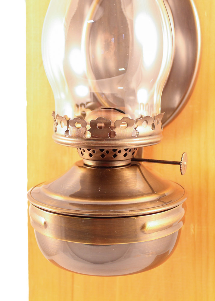 Wall Lantern - Large Antique Brass "Mansfield" 14" - Image 3