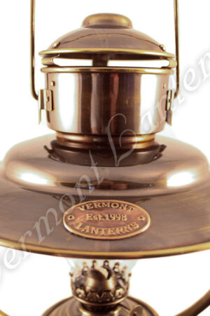 Nautical Lantern - Antique Trawler Cabin Lamp - 10"