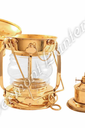 Ships Lanterns - Brass Anchor Lamp - 12"