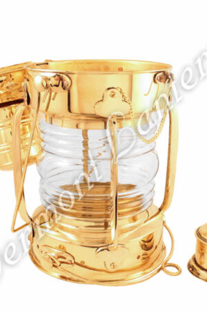 Ships Lanterns - Brass Anchor Lamp - 19"