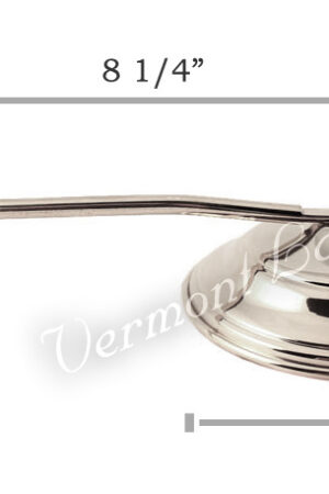 Yacht Lamp - Gimbaled Nickel with Smoke Bell - 12"