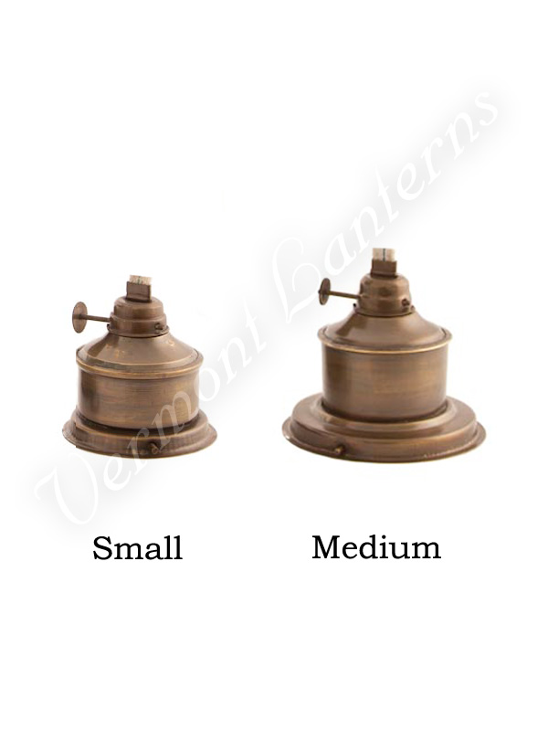 Antique Brass Nautical Tank & Burner