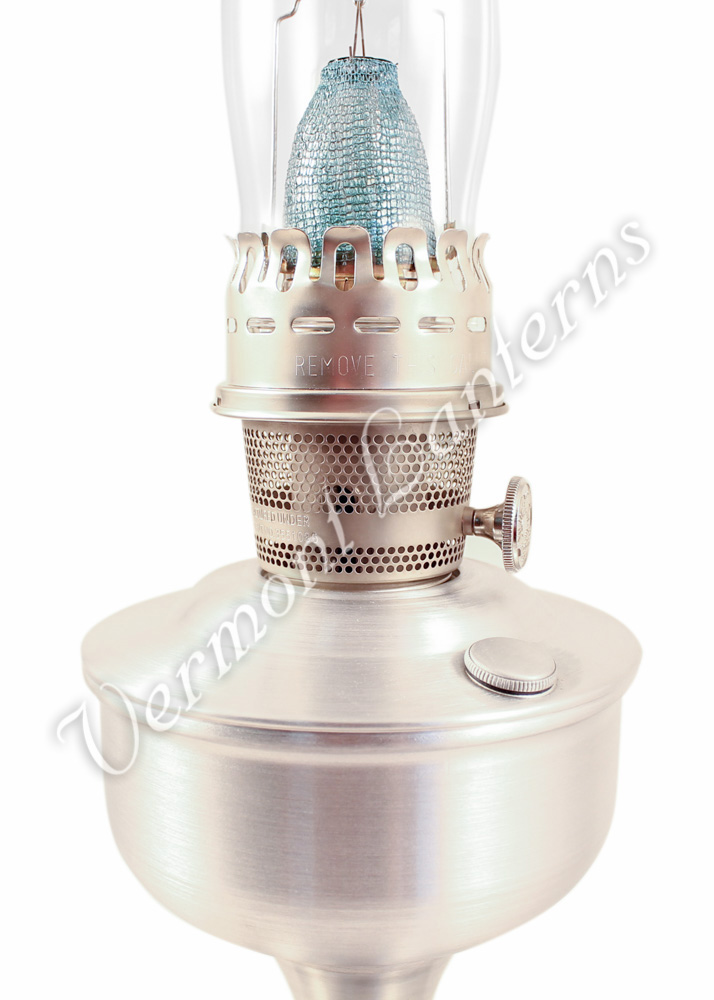 Aladdin Aluminum Table Oil Lamp - 24"