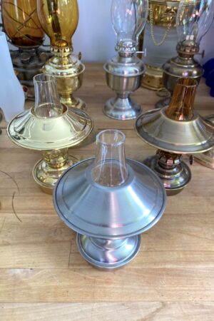 Pewter finished Brass Mini Chimney Shade