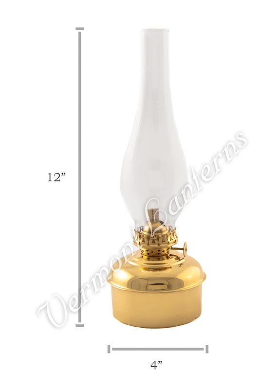 Oil Lamps Brass "Dorset" Table Lamp - 12"
