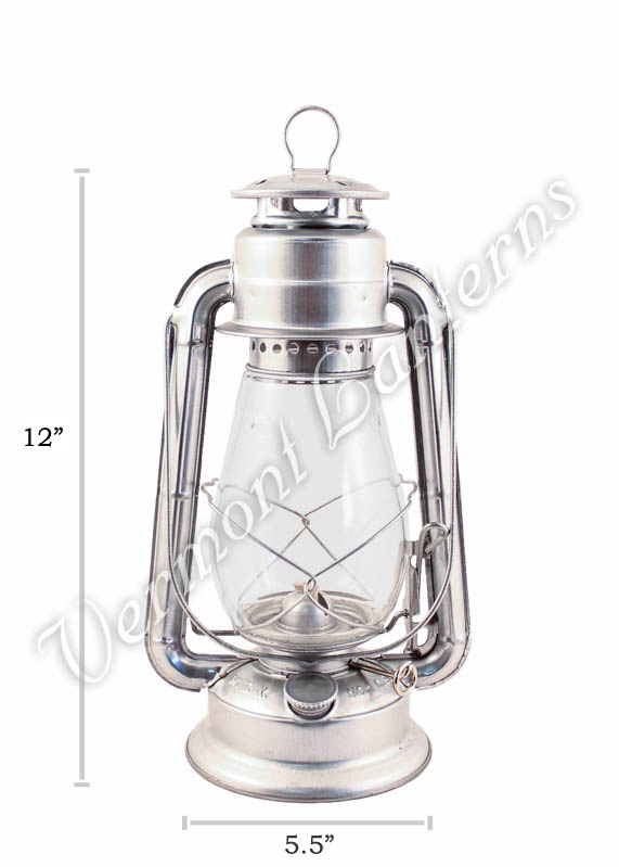 Hurricane Lantern - Galvanized Steel - 12"