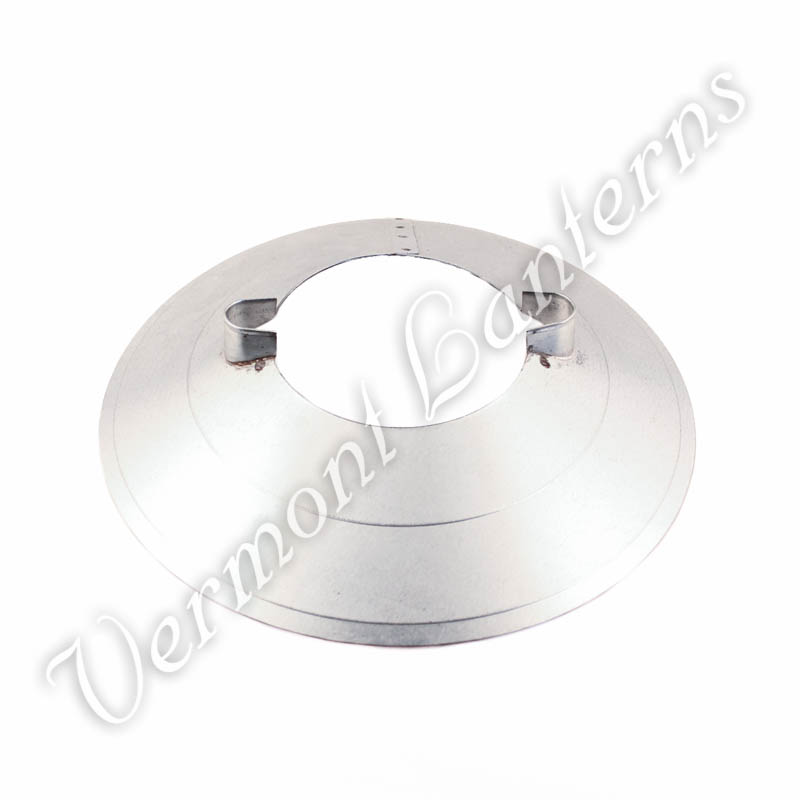 Hurricane Lanterns - Galvanized w/ Hooded Reflector - 12"