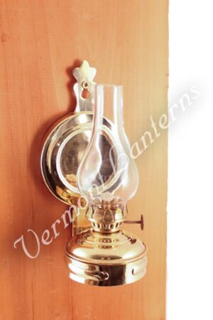 Oil Lamps - Brass Mini Wall Lamp 6.5"