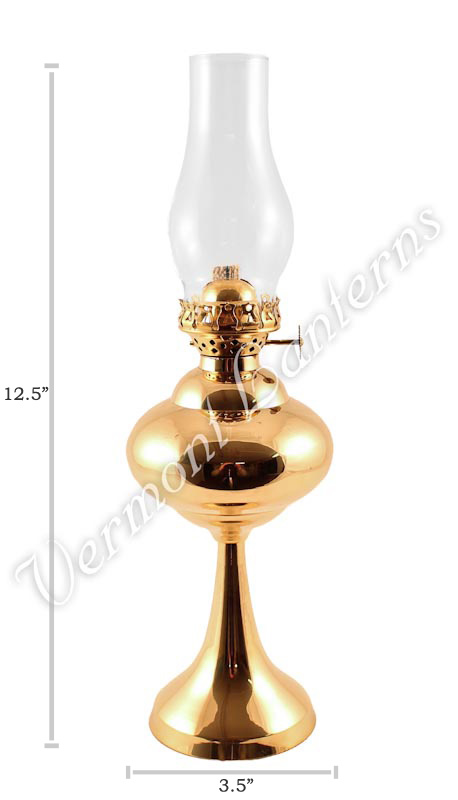 Wall Lamp - Brass "Sterling" 9"