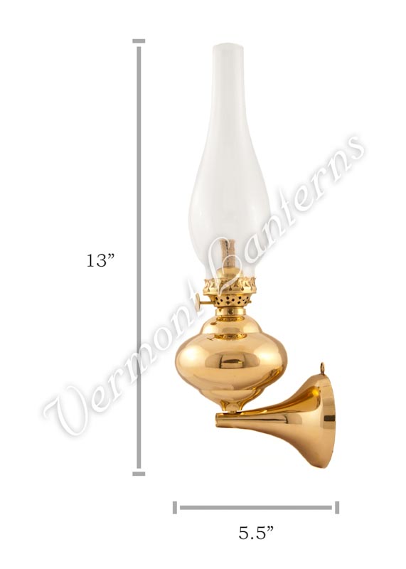 Wall Lamps - Brass "Sterling" 13"